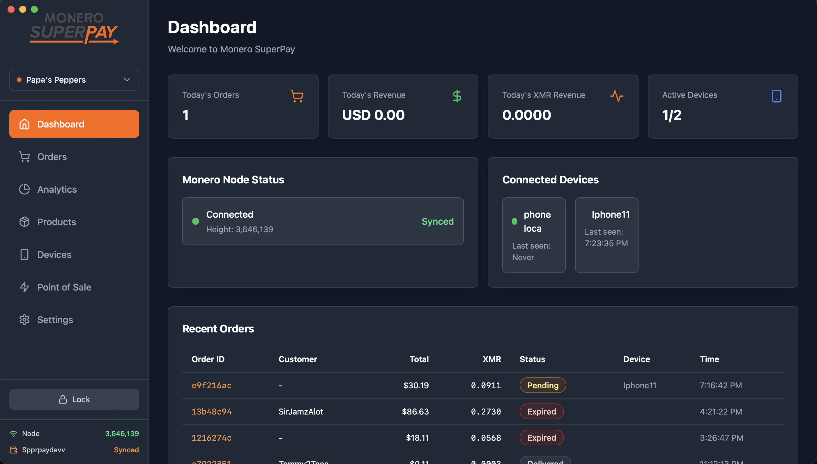 Dashboard